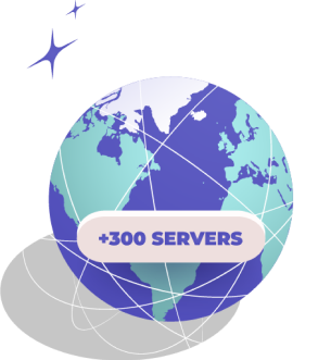 300 servers in more than 50 countries and counting